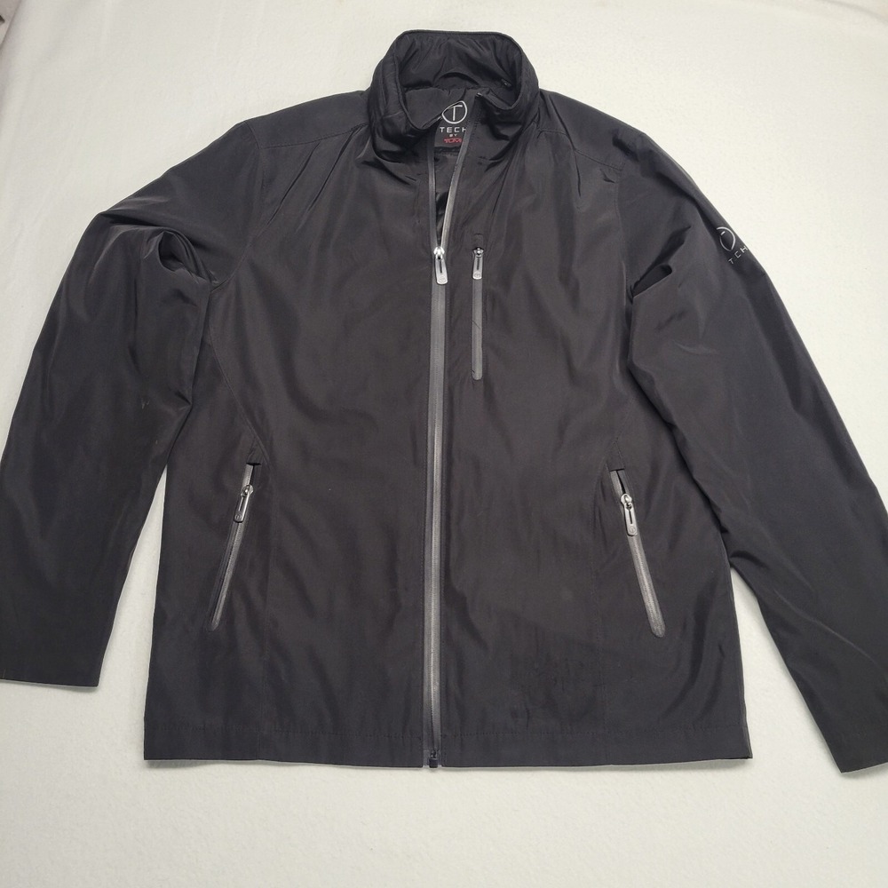 T-Tech by Tumi Mens Full Zip Lightweight Technical Jacket‎ Black Size Small